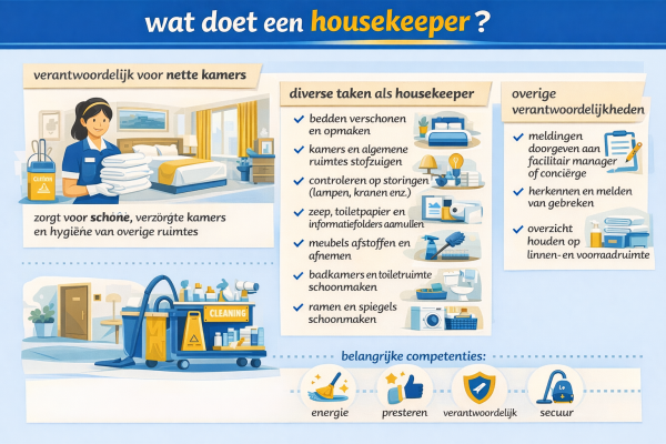 Wat doet een housekeeper